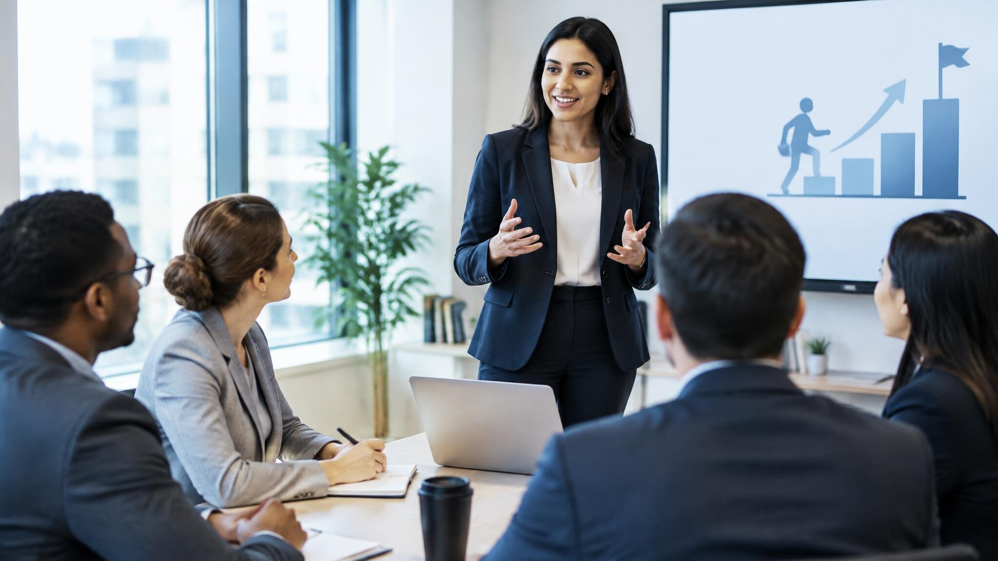 business professional in meeting